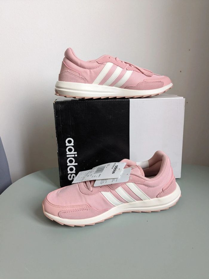 Baskets rose adidas 39