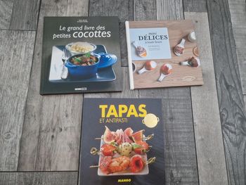 Lot livres tapas apéro