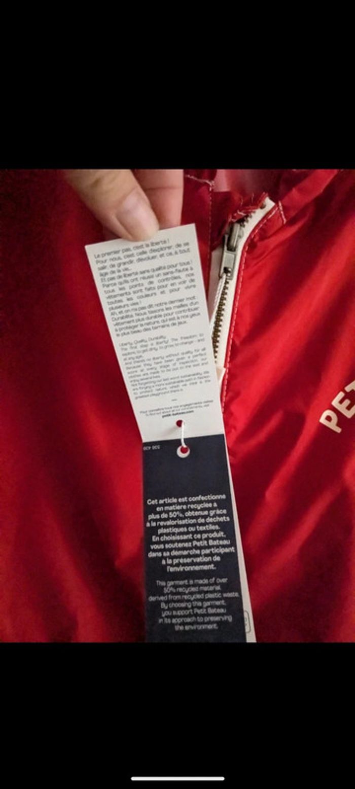 Coupe vent rouge petit bateau Family 12 ans - photo numéro 4