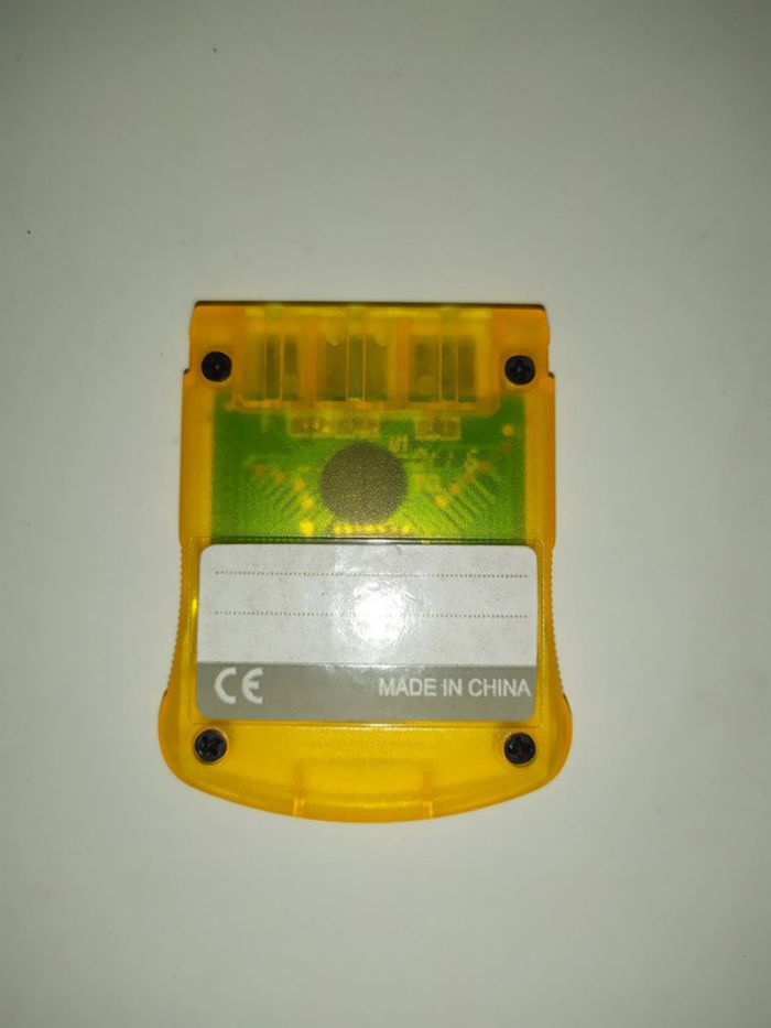 Accessoire Sony Playstation 1 PS1 psone 15 blocs 1Mb Joytech orange - photo numéro 2