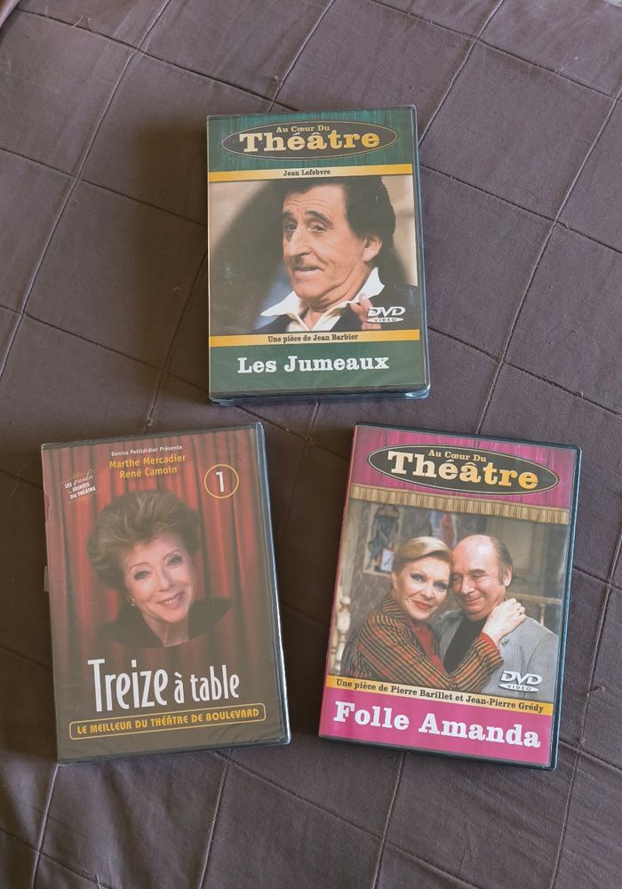 Lot de 3 DVD spécial " Théâtre "