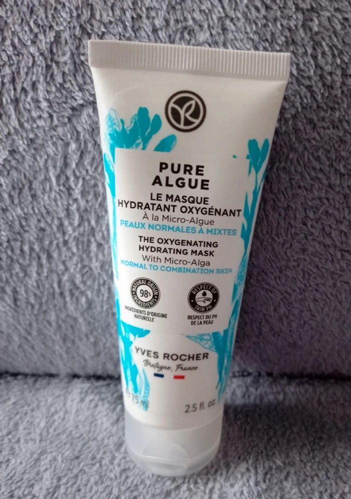 Masque hydratant oxygénant