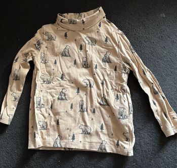 Sous pull avec col montant à motif