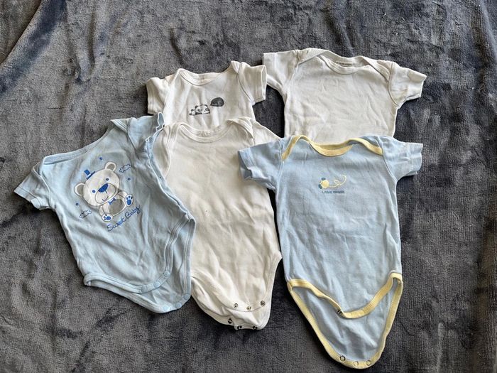 Lot de 5 bodys garçon