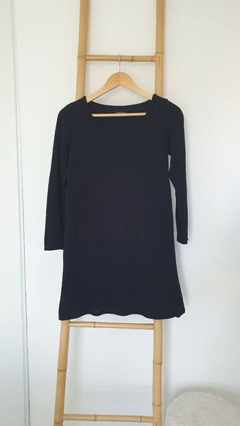 Mini robe moulante noir taille L ou 40 made in Italy 