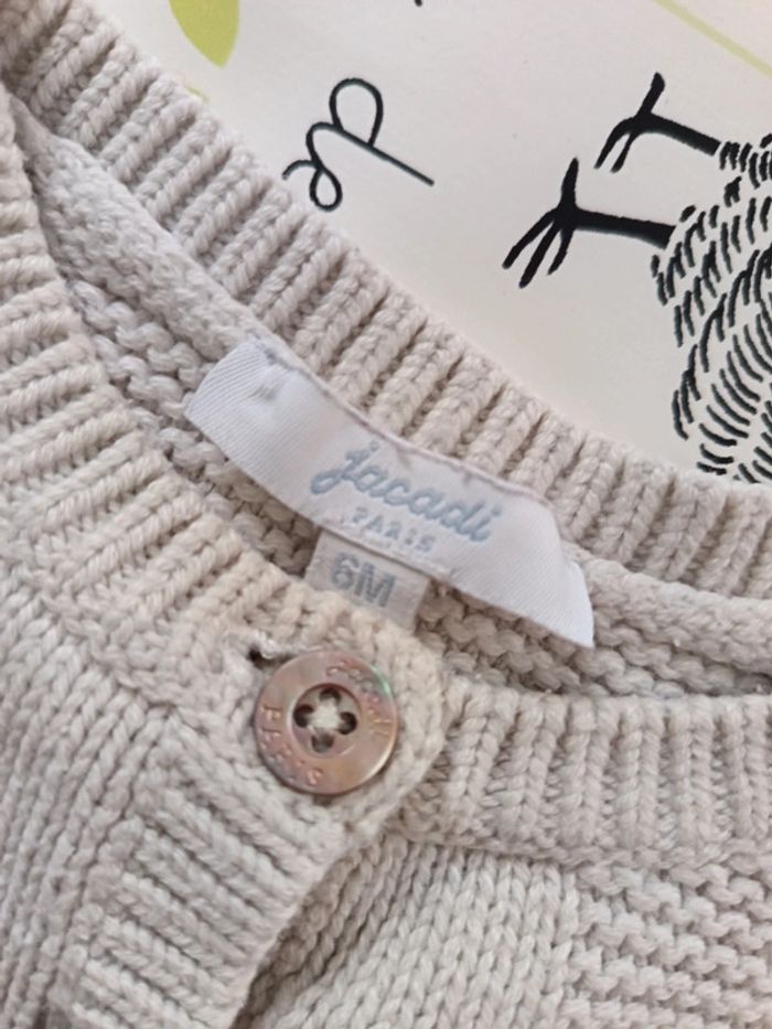 Gilet Jacadi taille 6 mois - photo numéro 2