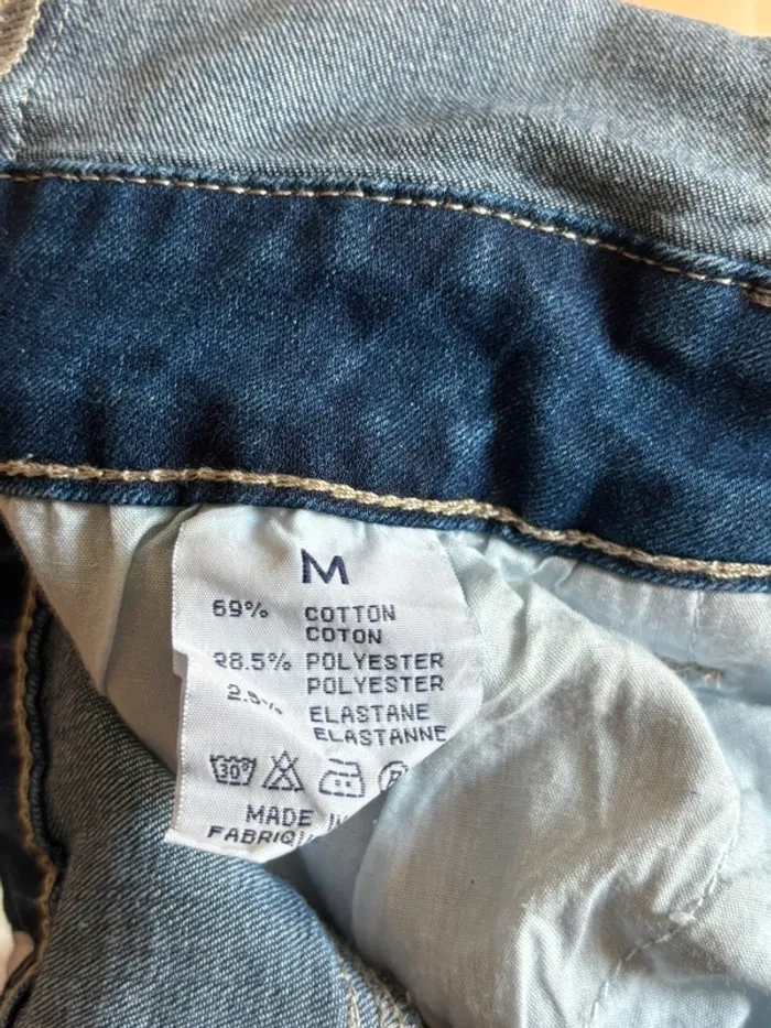 Combinaison en jean vintage années 2000 – Softy Denim – effet corset – coupe droite taille M - photo numéro 9