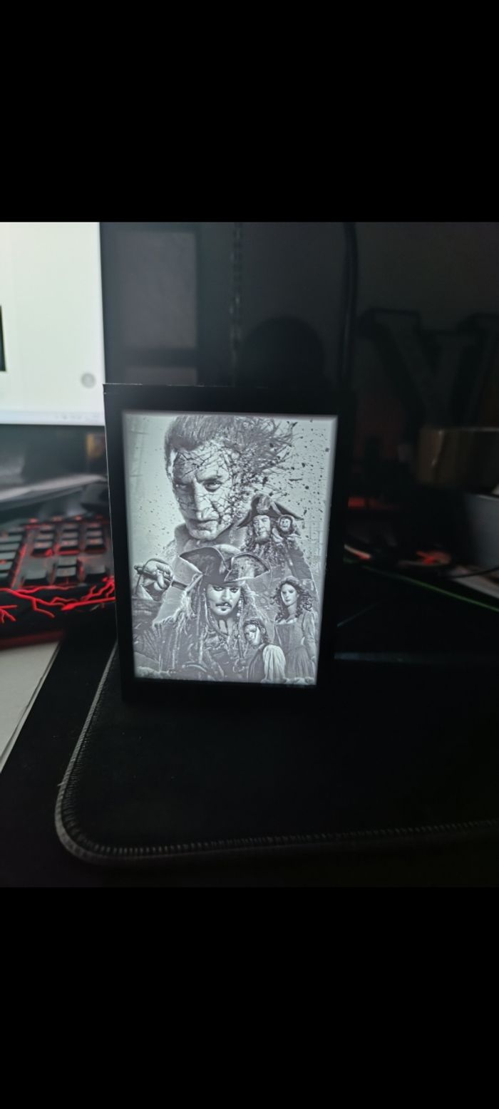 Lampe litho jack Sparrow