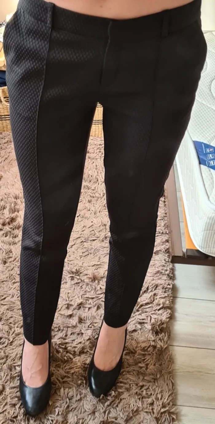 Pantalon tailleur Promod noir - photo numéro 4