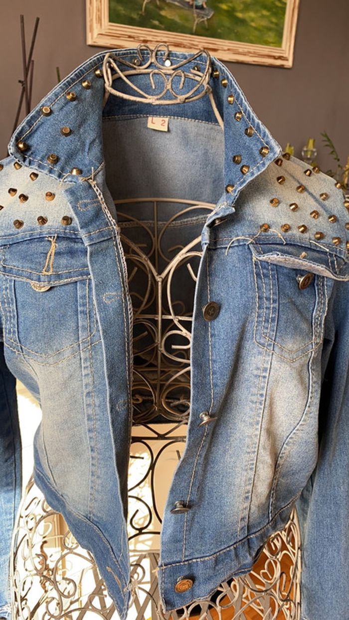 Veste en jean femme courte - photo numéro 3