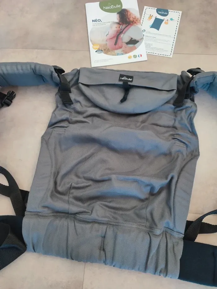 Porte bébé Néo de Neobulle Gris gallet - photo numéro 2