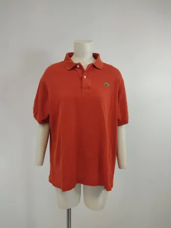 Polo Lacoste Orange - Vintage homme - taille 5 XXL - A622