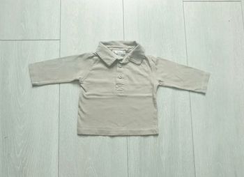 Maillot manche longue marron clair. Garçon 3 mois. Marque Kitchoun