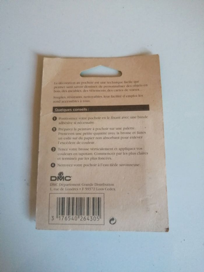 🌸Pochoir pour décoration bois "DMC" Neuf🌸 - photo numéro 3