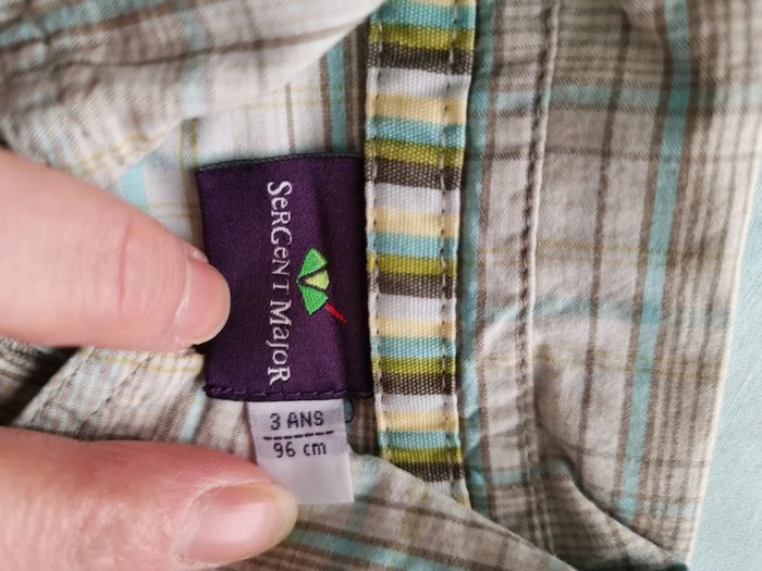 Chemise Sergent Major 3 ans - photo numéro 2