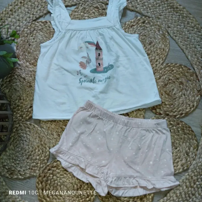 💤 Pyjama Fille 2 pièces – Taille 4 ans – H&M 💖 - photo numéro 3