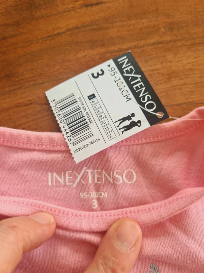 Tee-shirt bouée licorne 3 ans neuf - photo numéro 2