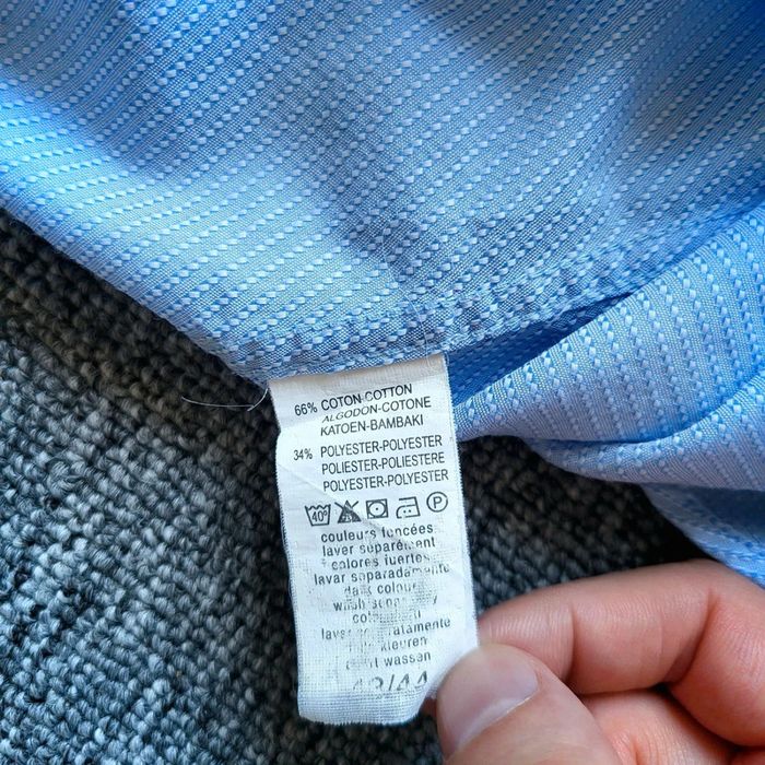 Chemise Tex Man Homme 43/44 – Bleu Ciel – Manches Courtes – Classique & Confortable - photo numéro 7