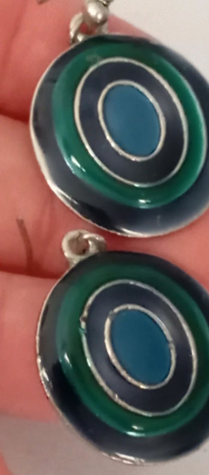 Parure pendentif et boucles d'oreilles - photo numéro 5