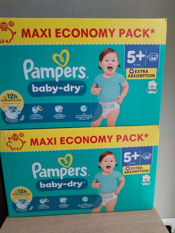 Couche pampers Baby Dry 