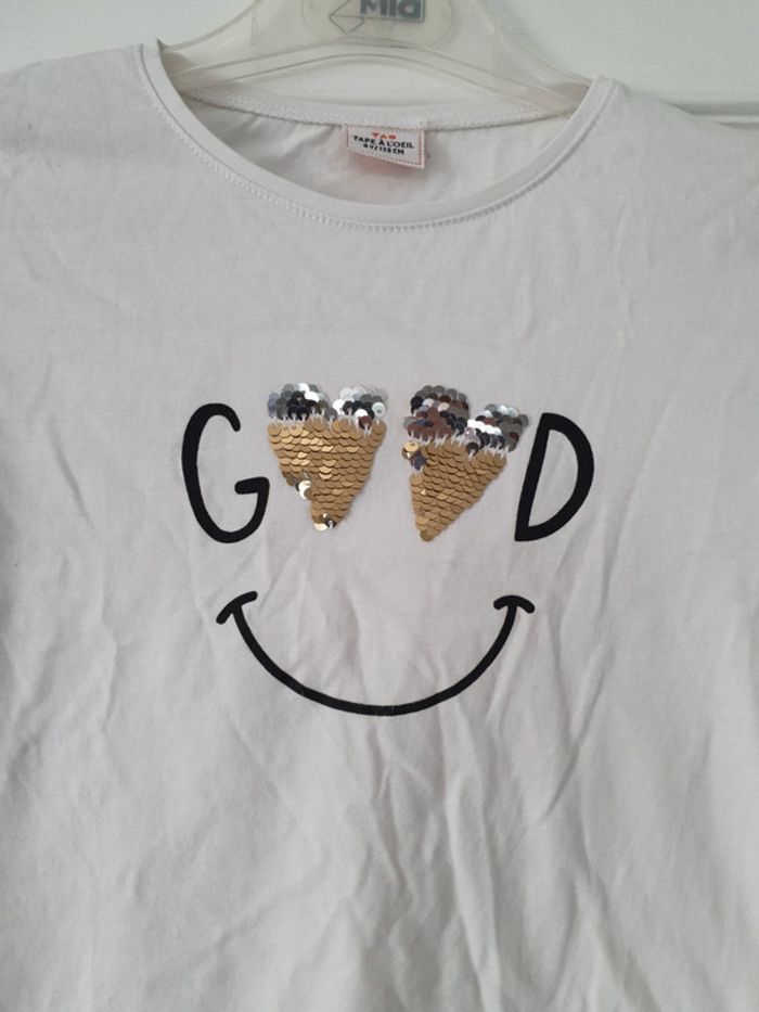 T-shirt ML fille Tao 6/8 ans LC1 - photo numéro 3