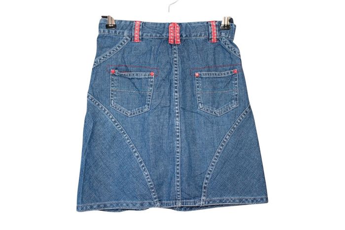 Jupe en jean Sergent Major - Détails rouges - Taille 8 ans - photo numéro 2