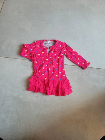 Neuf touché très doux tunique robe bébé hiver taille 9 12 mois