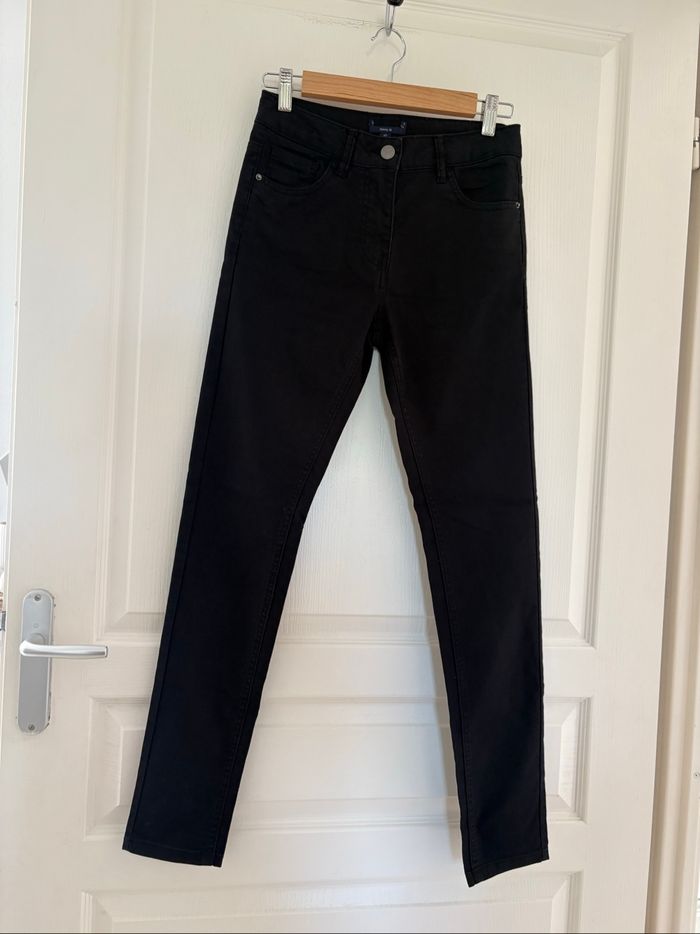 Pantalon slim noir