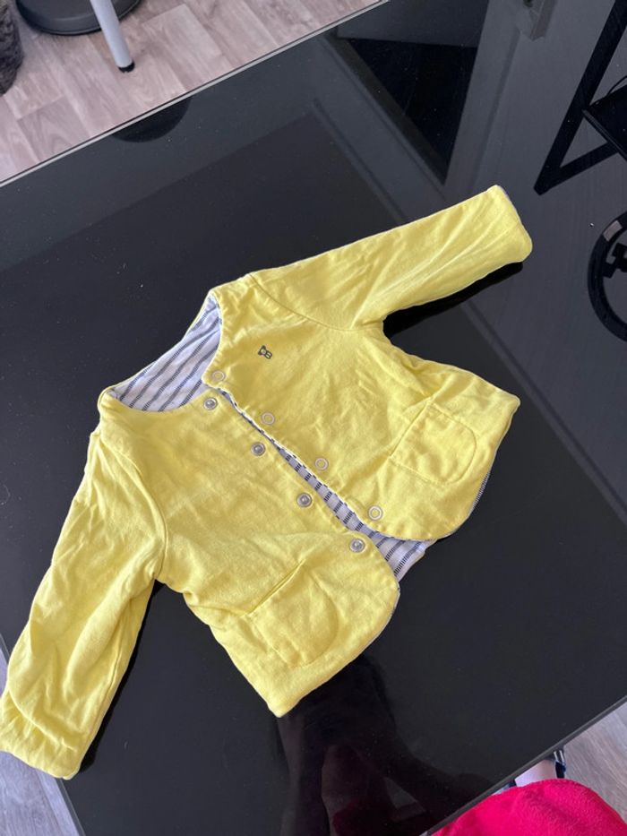 Petite veste réversible pour bébé 3 mois - photo numéro 3