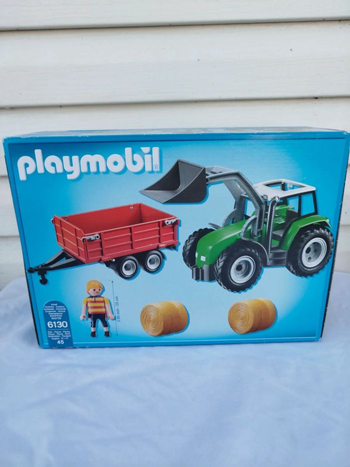 Playmobil - 6130 - Tracteur avec Pelle et Remorque - photo numéro 2