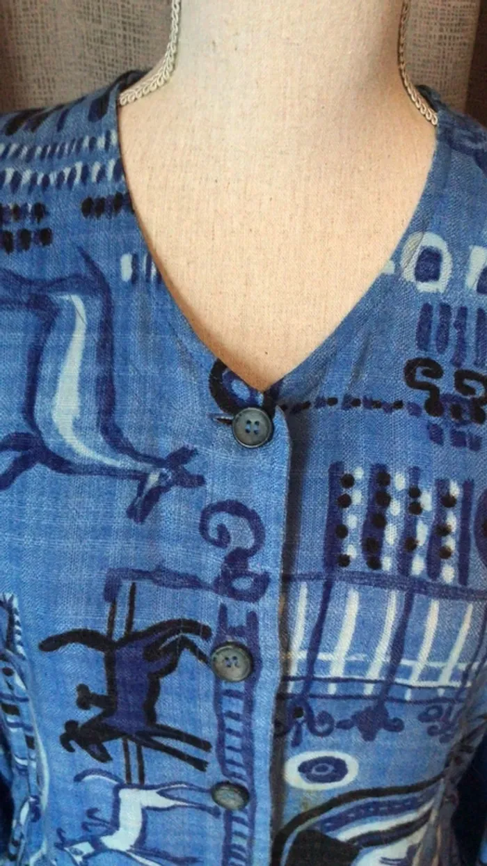 Tunique bleue - photo numéro 2