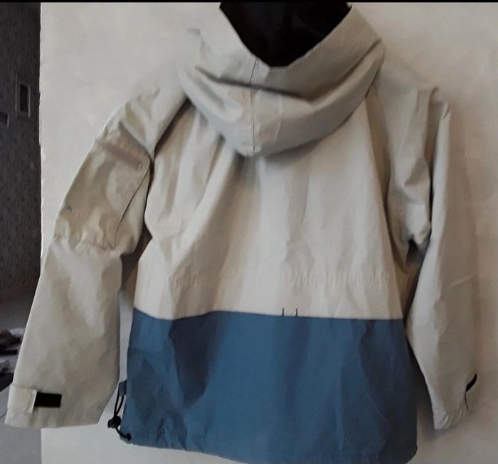 Blouson été couleur beige et bleu - photo numéro 3