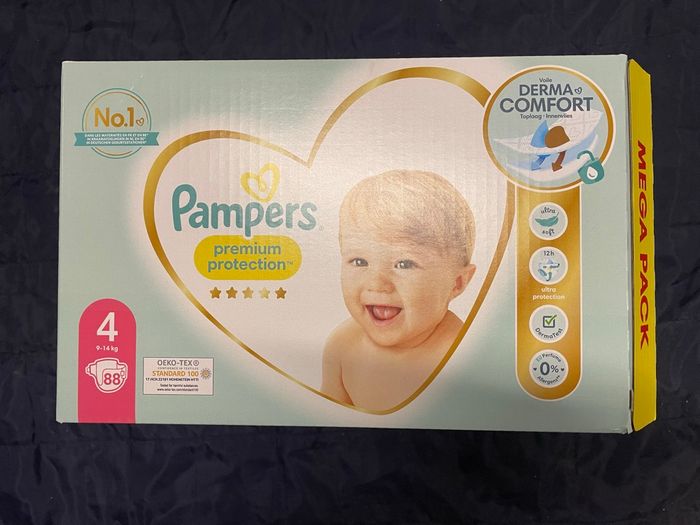 Mega Pack Pampers Premium Protection Taille 4