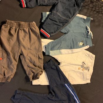 Lot 5 pantalons/joggings 12 mois Lulu Mickey