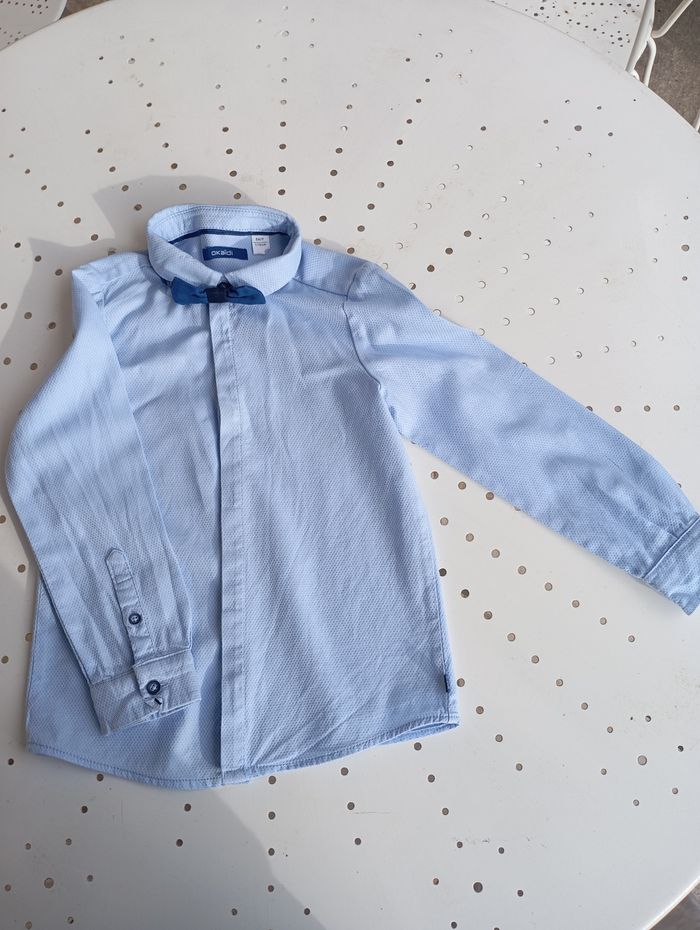 Chemise habillée et nœud papillon assorti 5 ans