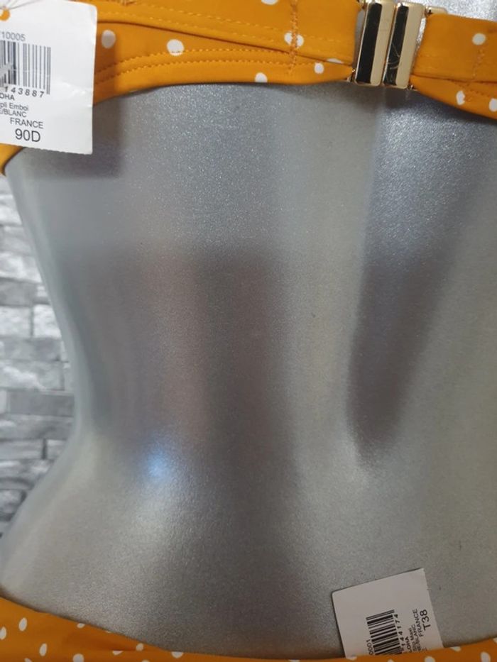 Maillot de bain à pois T38/90D - photo numéro 3