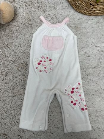 Pyjama en velours sans manche - Colin et Colline - Vertbaudet - 1 mois 