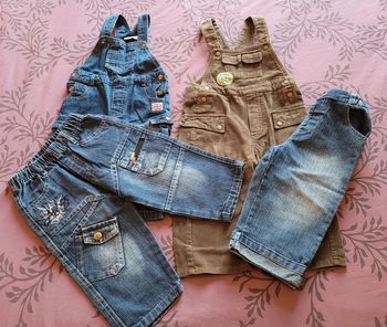 Lot pantalons et salopettes enfant