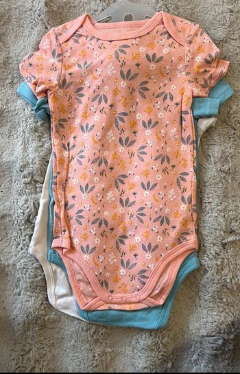Lot de 3 bodies fille 23 mois 92 cm