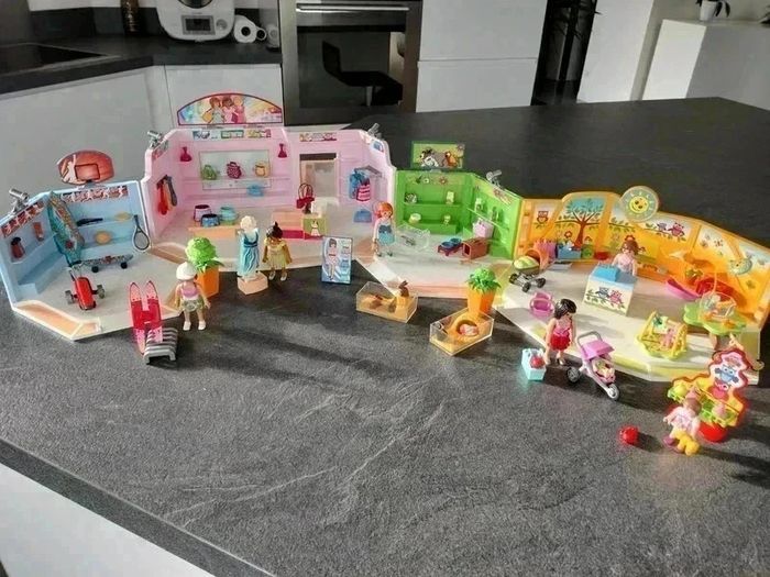 60 € Playmobil 9078 galerie marchande + Playmobil 9079 magasin pour bébé - photo numéro 4