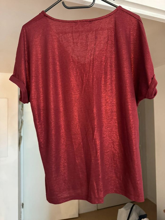 T-shirt rouge - photo numéro 2