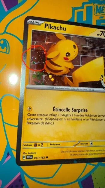 Pikachu (TEF 051) avec swirl