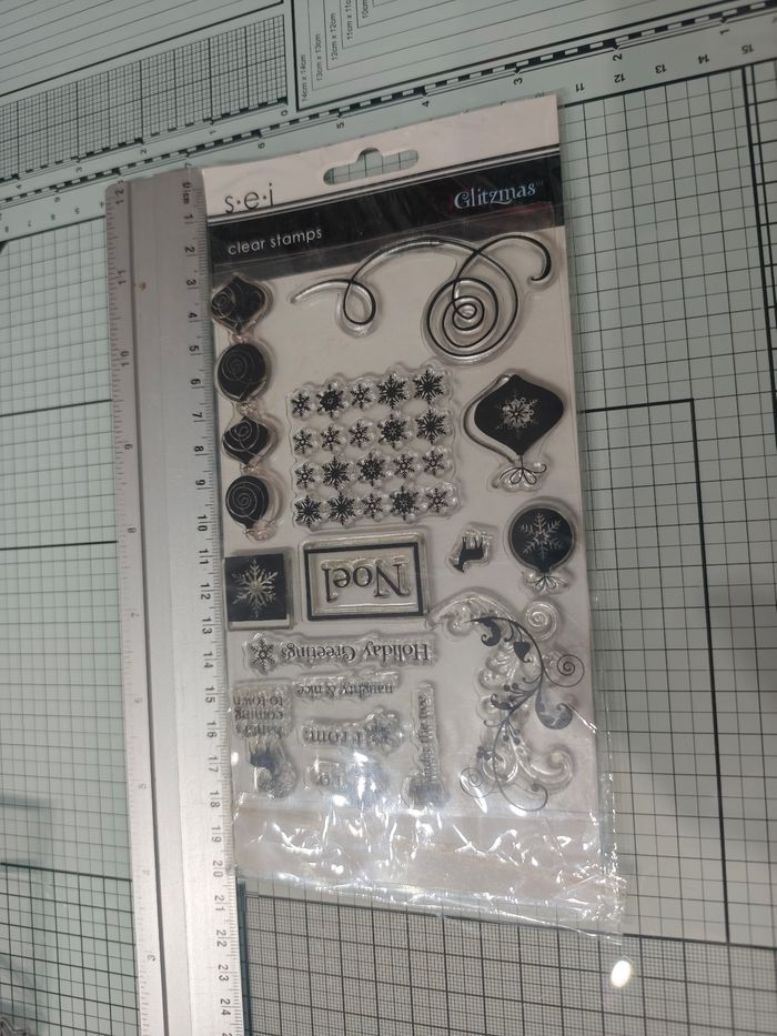 Lot de tampons scrapbooking thème noel