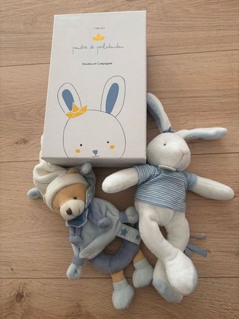 Doudou + hochet
