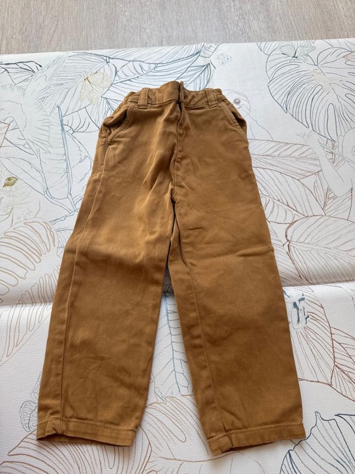 Pantalon camel tao 86cm 2ans