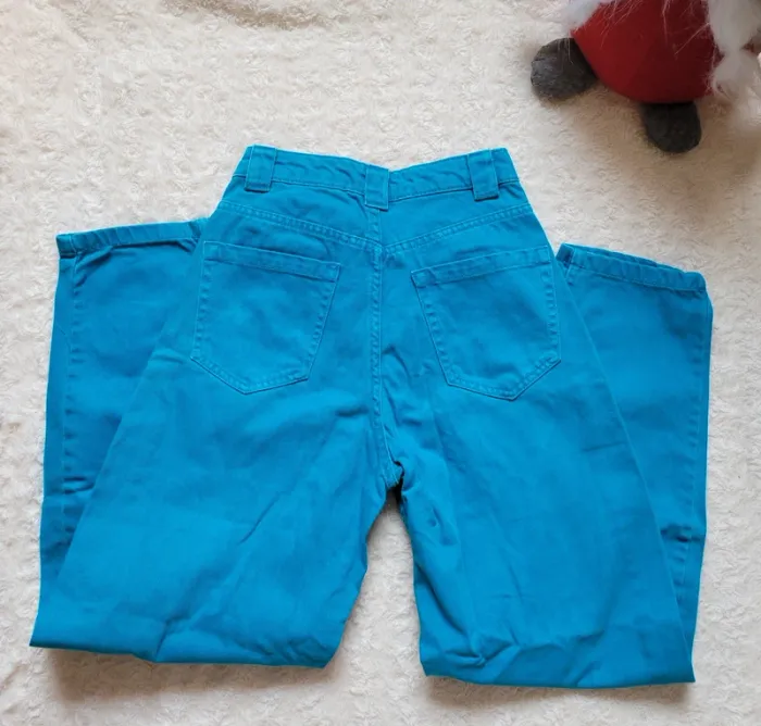 Jean troué balloon Bershka bleu 32 - photo numéro 6