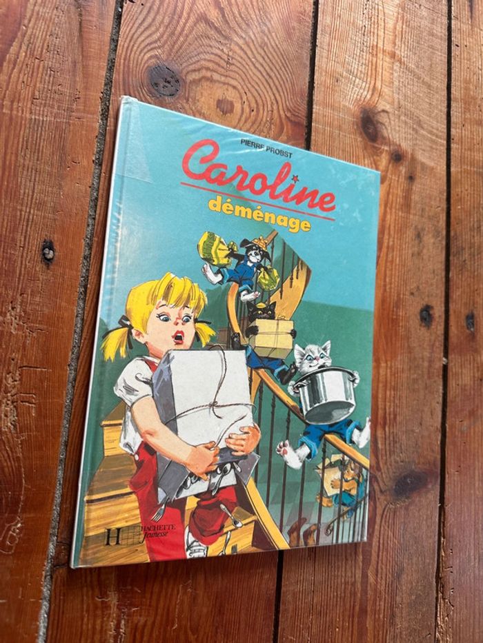 Livre Caroline déménage très bon état Pierre Probst déménagement bd album - photo numéro 2