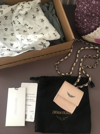 Étui cuir ipods Zadig & Voltaire rose