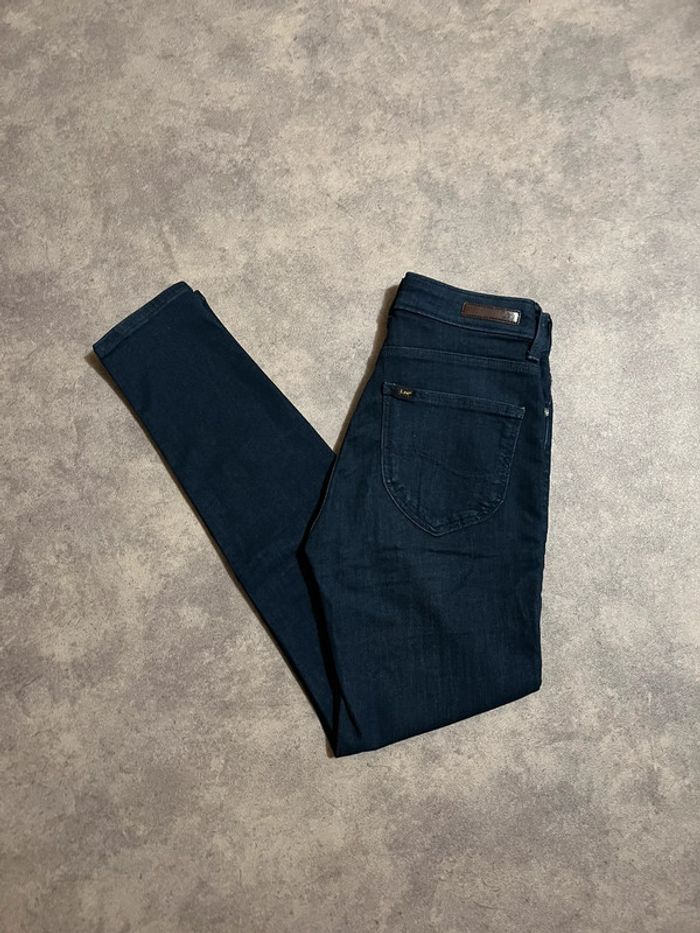Jean femme Lee taille haute w28 marine