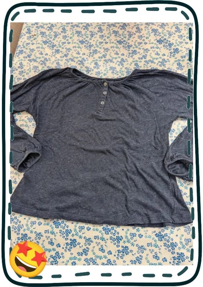 Lot de 3 tee-shirts manches longues 8 ans Monoprix kids - photo numéro 6